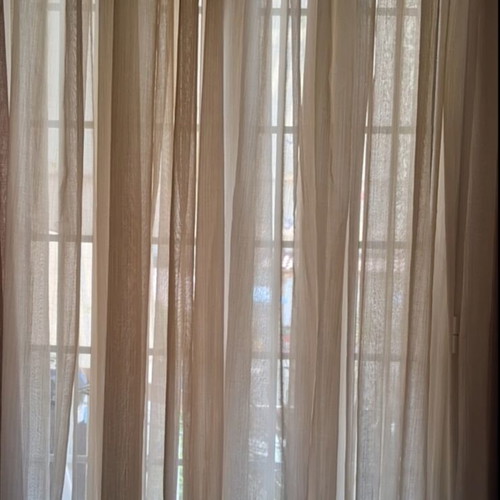 Curtains two ready-sewn like new with dimensions