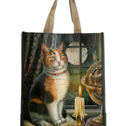 Lisa Parker Adventure Awaits Cat shopping bag new
