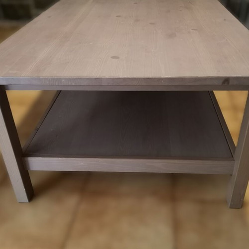 Hemnes IKEA coffee table, light brown pine wood