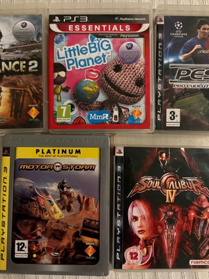 Παιχνίδια PlayStation 3 σαν καινούργια, πακέτο 5 με κουτί και manual