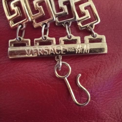 Versace necklace gold tone