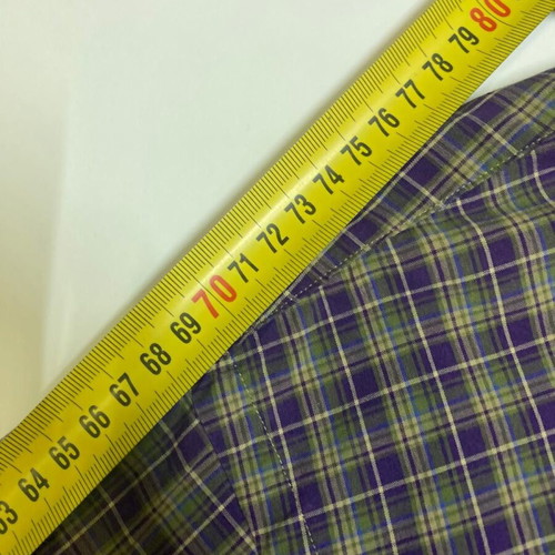 Ralph Lauren 90s Custom Fit Oxford Shirt XXL, green purple blocked
