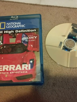 National Geographic Ferrari Blu-Ray like new, case damaged