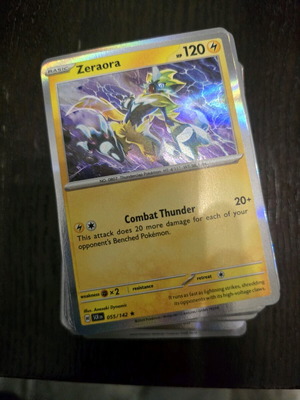 Zeraora Holo card new