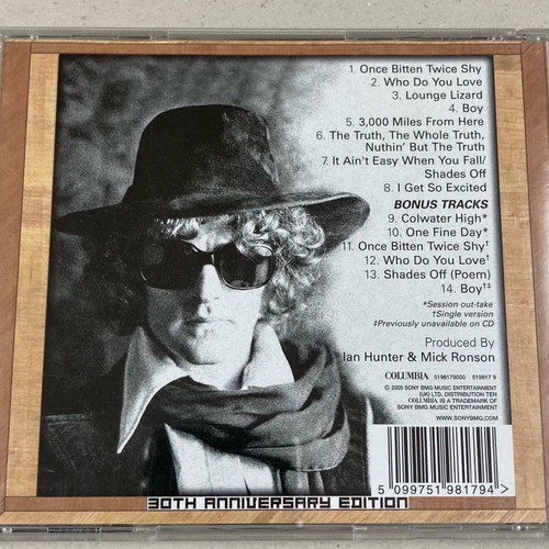 Ian Hunter 30th Anniversary Edition CD In good condition Price 8 Euros