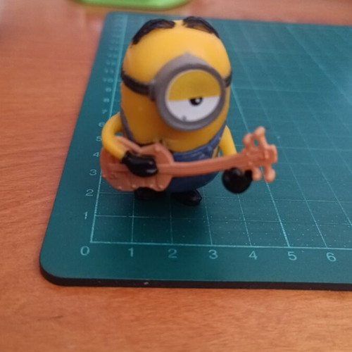 Stuart Minion figure with guitar like new from McDonald's Happy Meal 2015