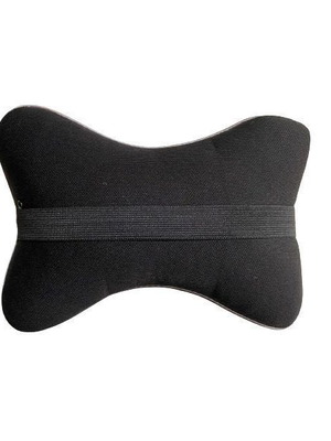 Carsun Car Neck Pillow New Black Synthetic Leather