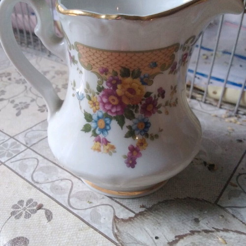 Vintage porcelain milk jug new, from another era