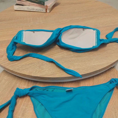 Acne Studios strapless swimsuit like new, blue, size M
