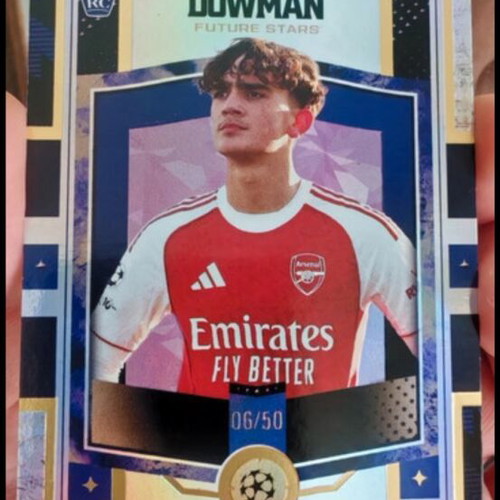 Max Dowman 06/50 Topps Gold card like new