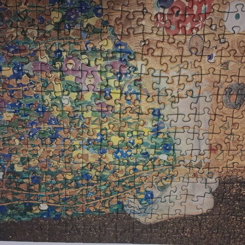 Gustav Klimt The Kiss Puzzle 1500 Pieces like new