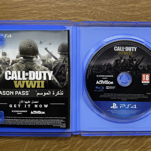 Call of Duty WW2 PS4 game