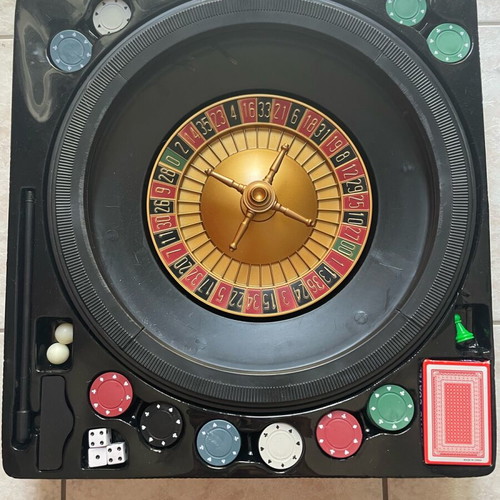 Roulette and Black Jack board game used, complete set