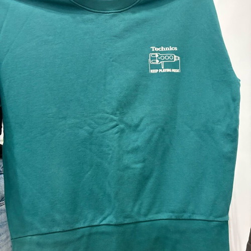 Men's sweatshirt without hood used, turquoise, size S Zara