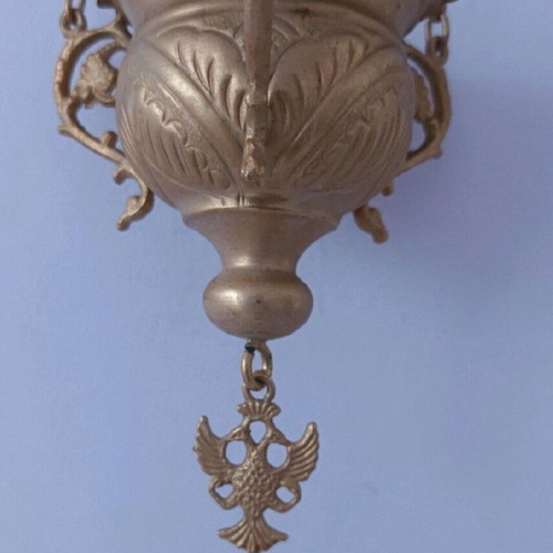 Incense Burner Antike 55 cm used, copper