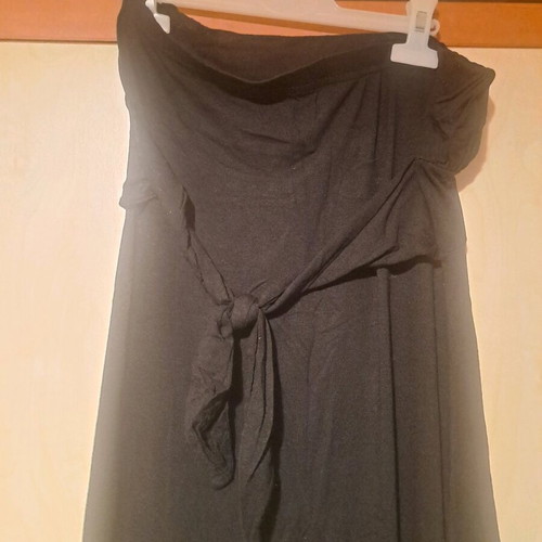 Strapless black dress new, soft comfortable fabric