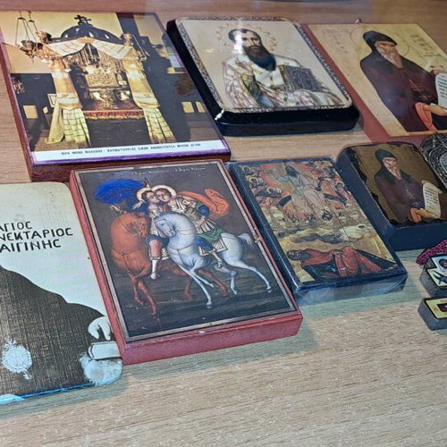 Religious icons used, pack all together in good condition