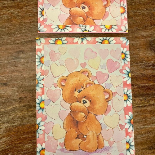 Letter writing set used from the 1990s
