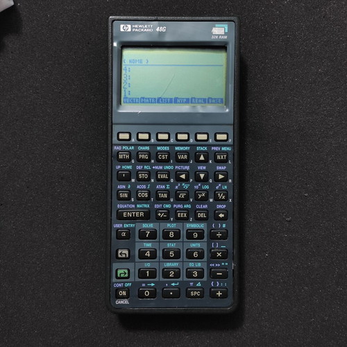 HP 48G scientific programmable calculator used