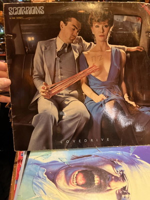 Scorpions Lovedrive LP used, classic 1979 hard rock album