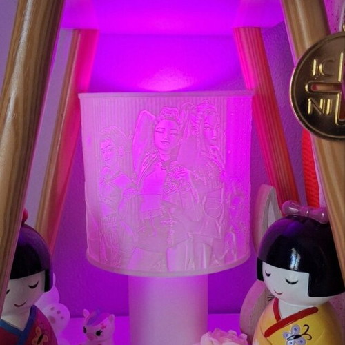 K-Pop Daemon hunders Indoor Lamp New RGB 3D PLA 27 cm