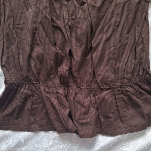 PNK Women's Long Sleeve Blouse New Brown Size M
