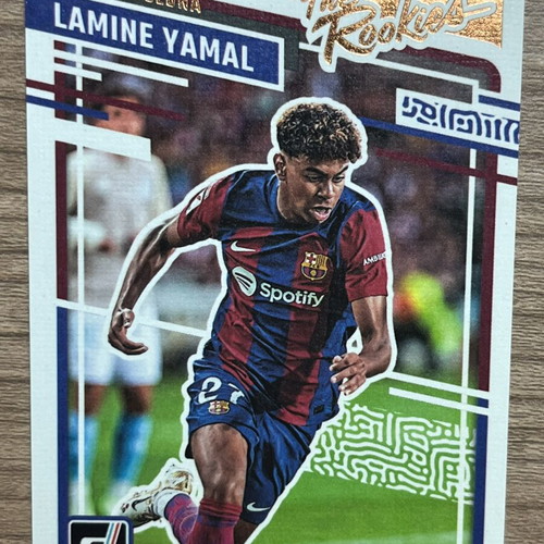 Panini Donruss Soccer The Rookies Lamine Yamal card like new 2023-24