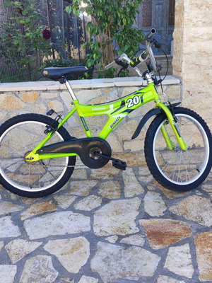 Ποδήλατα BMX μεταχειρισμένα, παιδικά, μέγεθος τροχού 20 ιντσών, πράσινο και μπλε