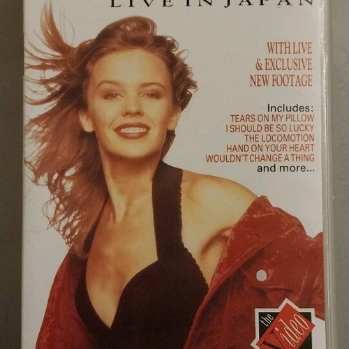 VHS videocassette Kylie Minogue Live in Japan 1989 like new