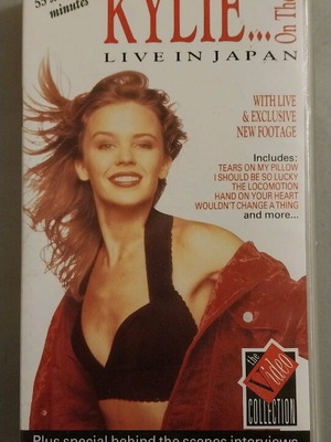 VHS videocassette Kylie Minogue Live in Japan 1989 like new
