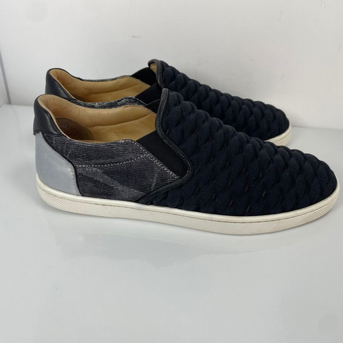 Christian Louboutin Master Key Flat Neo3D sneakers used size 37.5 black silver