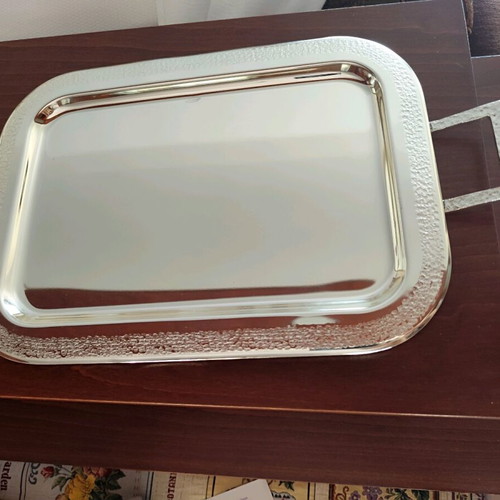 Serving tray stainless steel like new