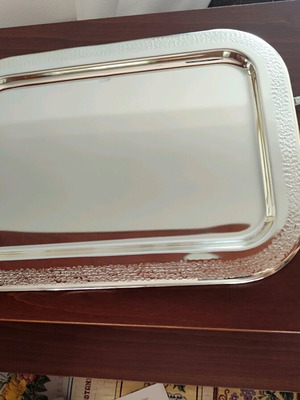 Serving tray stainless steel like new
