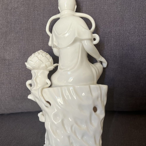 Vintage GuanYin White Porcelain Goddess used