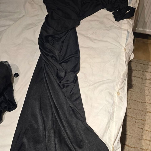 Veloudakis long dress medium black like new