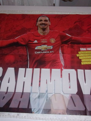 Ibrahimovic Man Utd poster large