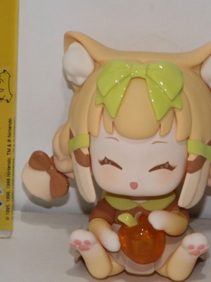 Anime girl cat figure miniature, kitty neko