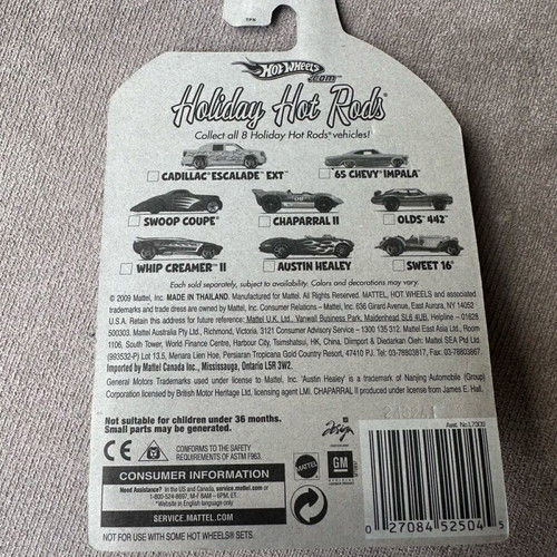 Hot Wheels Austin Healey Holiday Hot Rods silver new