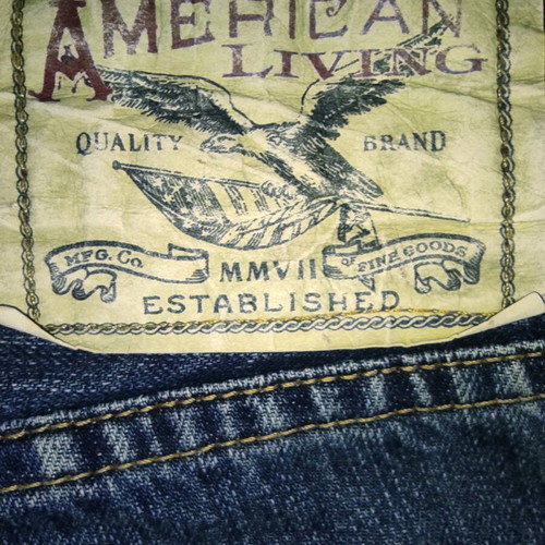 American Living denim bermuda shorts used, slim fit, size W30