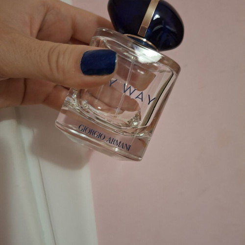 My Way Giorgio Armani women's perfume used, 50ml bottle nearly empty