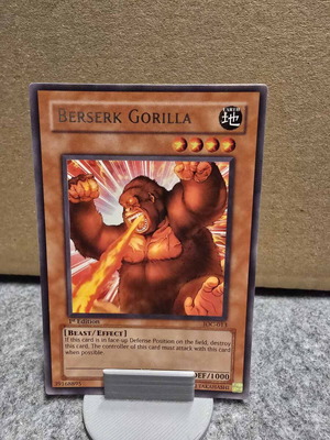 Yu Gi Oh! Berserk Gorilla IOC-013 like new