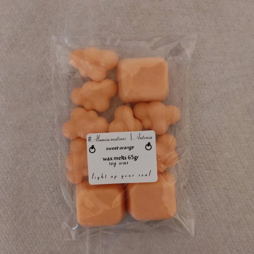 Wax melts 70gr made from vegetable wax, various scents and shapes