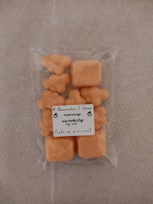 Wax melts 70gr made from vegetable wax, various scents and shapes