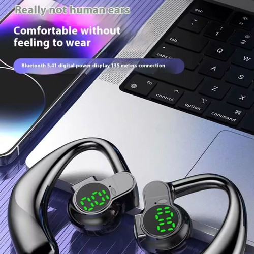 Wireless Open-Ear Bluetooth Headset with Clip New