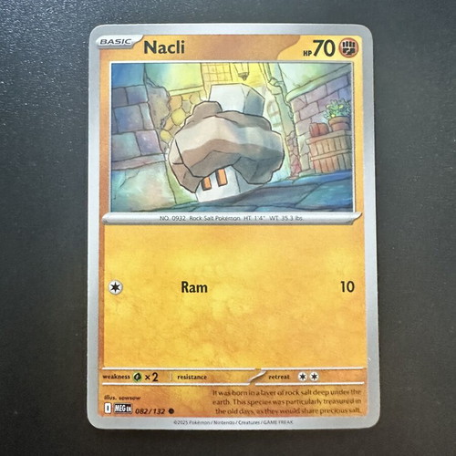 Nacli 082/132 Mega Evolution Pokemon card