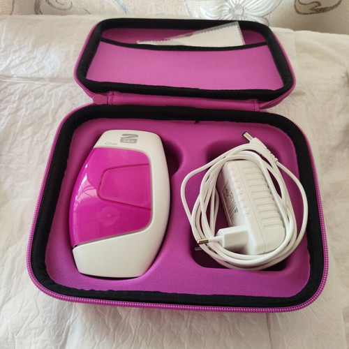 Silk'n Glide IPL HPL hair removal device, white and pink