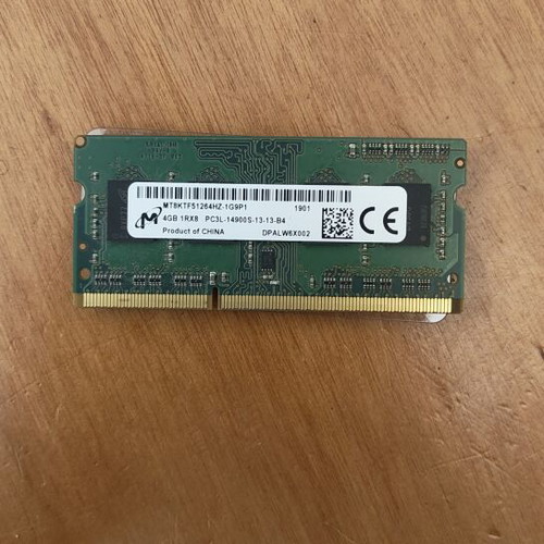 Crucial 4GB DDR3L-1600 SODIMM RAM like new, pack of 2