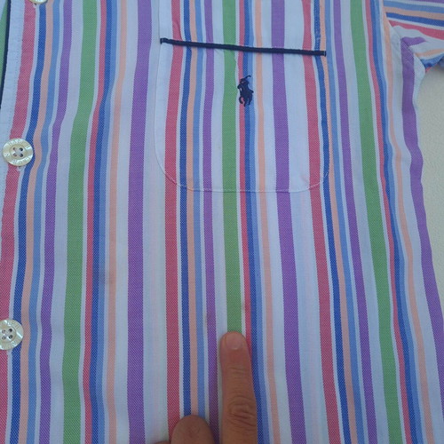 Polo Ralph Lauren men's vintage striped shirt pajama size M