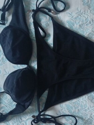 Acne Studios bikini swimsuit with bottom, colorful, size S