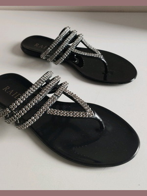 Raid women's sandals size 36 like new, black